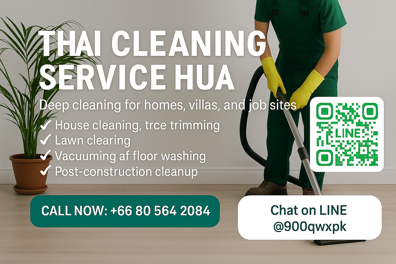 Big Cleaning Pranburi | Thai Cleaning Service Hua Hin